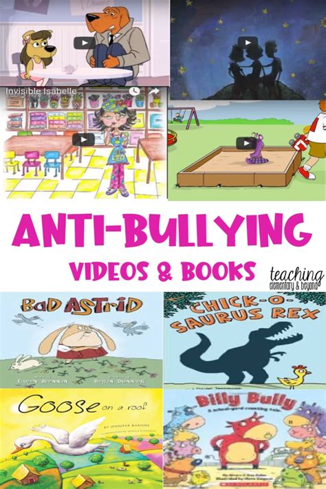 anti bullying videos and books for primary teachers teaching elementary and beyond