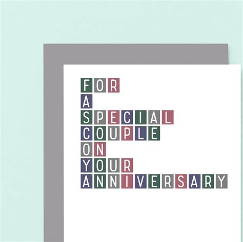 Anniversary Card For Couple Wedding Anniversary Card For Etsy Uk