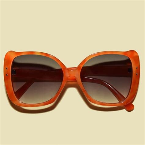 retro 1970s mazey vintage style oversized round sunglasses etsy