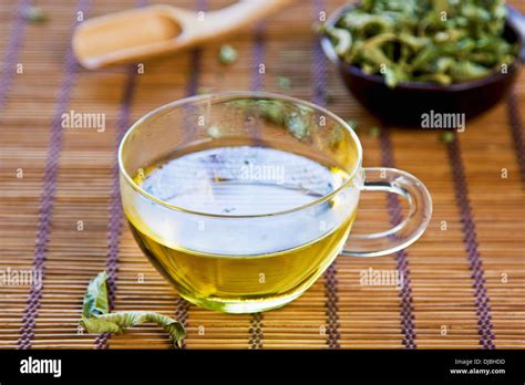 Verveine Tea Also Known As Lemon Verbena Stock Photo Alamy