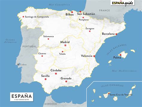 Mapa De España 2023 España Guide
