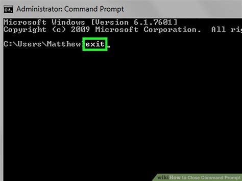How To Close Command Prompt 4 Steps With Pictures Wikihow
