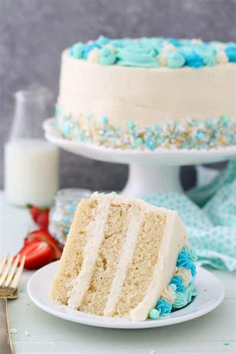 Add the second layer of cake and another cup of frosting. Moist Vanilla Layer Cake - Beyond Frosting