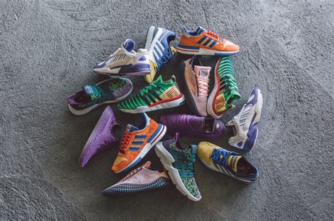 All eight shoes from the adidas dragon ball z collection have been revealed; Here's A Full Look At The Entire Dragon Ball Z x adidas ...