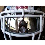 He listened to bob marley. New Oakley Silver Chrome Football Eyeshield Visor (07/02/2009)