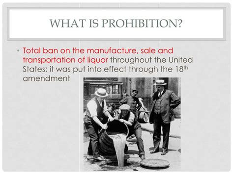 Ppt Prohibition Powerpoint Presentation Free Download Id1838185