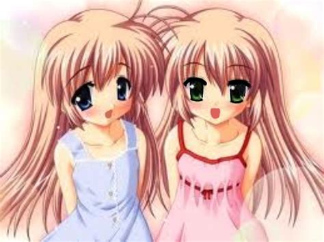 Cute Anime Chibi Twins