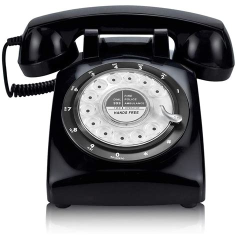 Buy Retro Rotary Telephone Glodeals Retro Design Classic Style Dial Telephone For Home And