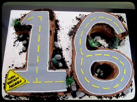 Best 41 hand picked romantic miss you quotes and messages with images. This scenic highway cake is perfect for your new driver. From Cake Delight. https://twitt ...