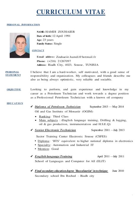 The best cv examples for your job hunt. cv english