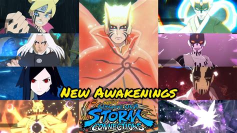 All New Awakenings Naruto X Boruto Ultimate Ninja Storm Connections
