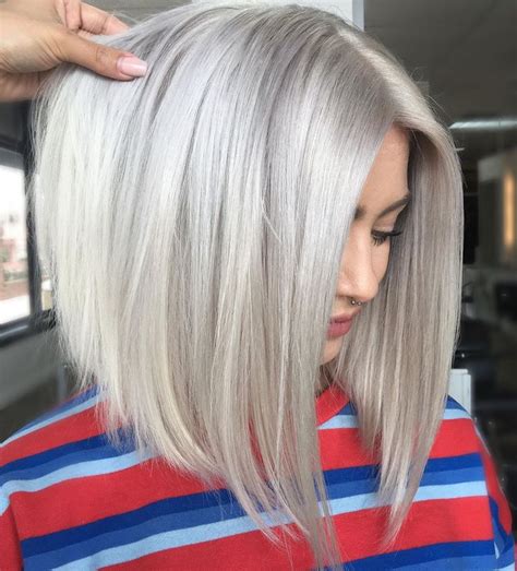 Silver White Hair Styles Hair Color Trends Big Hair