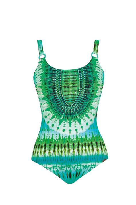 Beautiful Batik Style Print In This Specialist Mastectomy One Piece