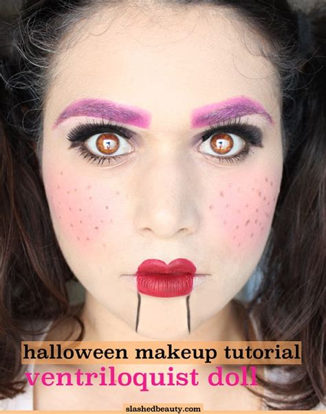 Easy Creepy Doll Halloween Makeup Tutorials Cathy