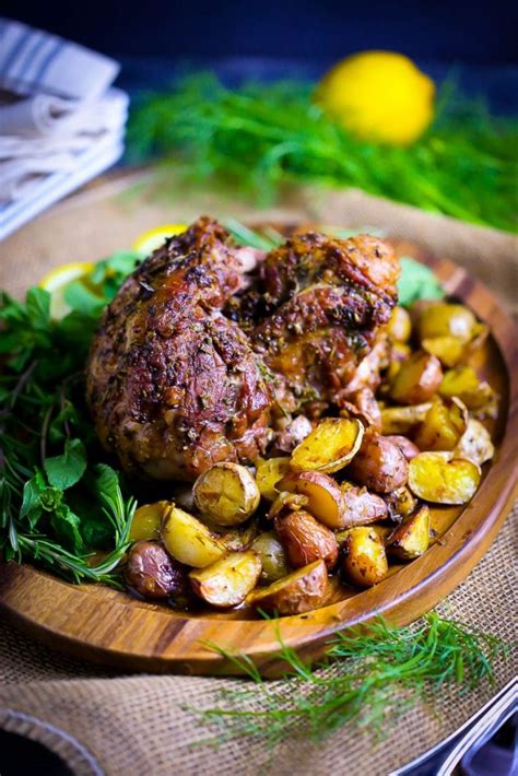 Top dinner party lamb recipes cumin lamb steaks with mash, wilted spinach and red wine sauce Boneless Roasted Leg of Lamb with Potatoes and Fennel ...