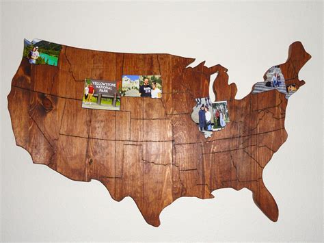 This Is My Husband And My Map Of The Us We Put It Together With A Few