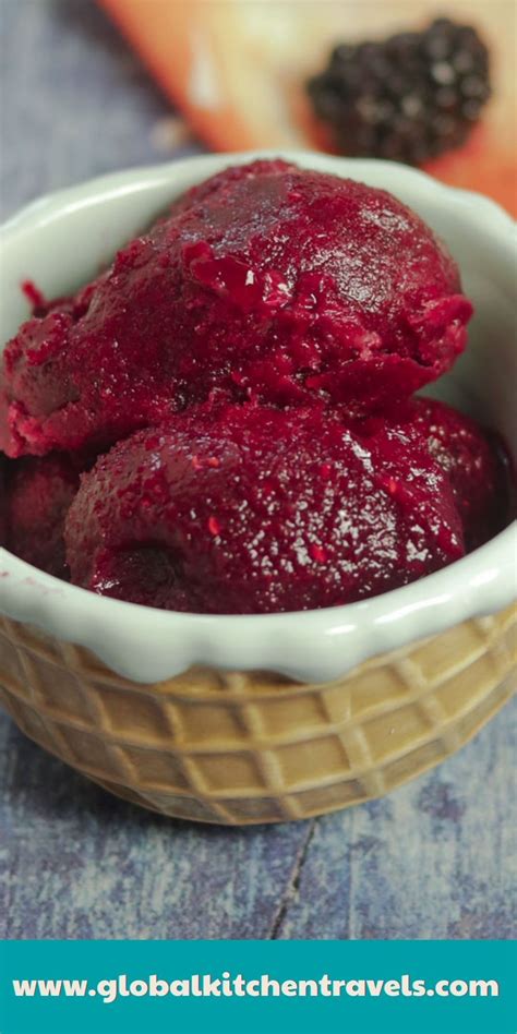 Mixed Berry Sorbet Infused With Cabernet Is The Perfect End To Your