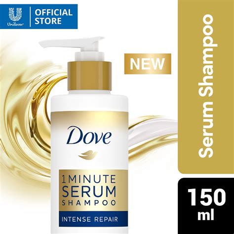 Luckily, there are plenty of hair serums out there that make. Dove 1 Minute Intense Repair Serum Shampoo 150ml | Shopee ...