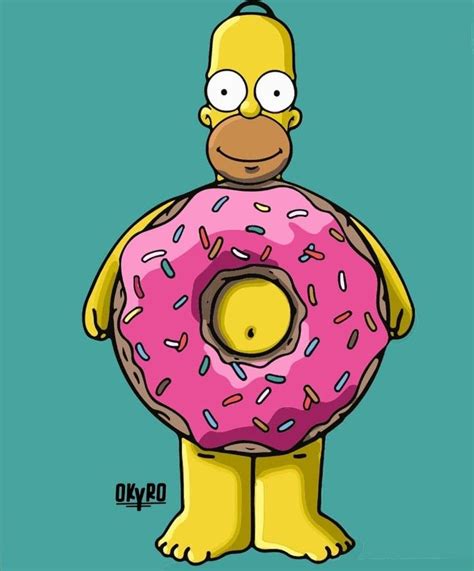 Homer Donut The Simpsons Dibujos De Los Simpson Fondos De Los Simpsons Imagenes De Homero