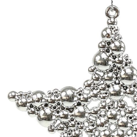 Stern Silber glänzend 11cm 16St-89061 einkaufen in der Schweiz