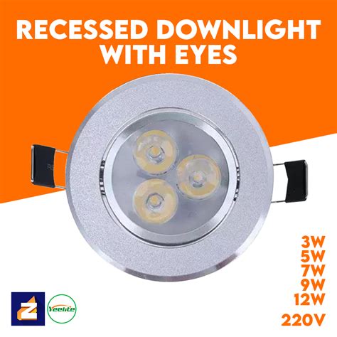 Original Zupplier Led Downlights With Eyes White 3w 5w 7w 9w 12w 220v