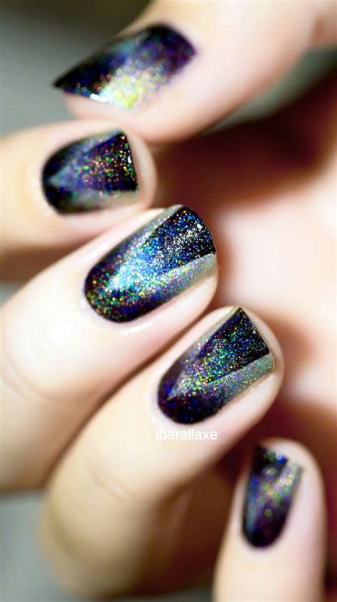 45 Catchy Sparkle Nails Design For Party Eve In 2016 Fashion Enzyme