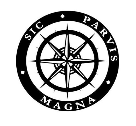 Uncharted Fan Art Vinyl Decal Sic Parvis Magna Sticker Video Game