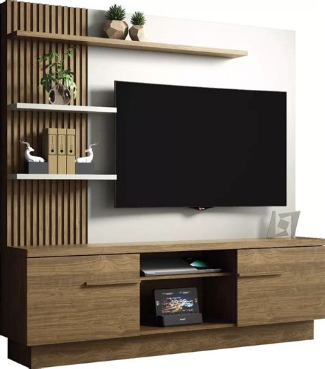 Modular Led Tv Table Entertainment Center Itaipu Premiun Muebles Para