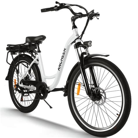 Buy Ancheer 26 In Aluminum Electric Bike Step Thru Hybrid Electric