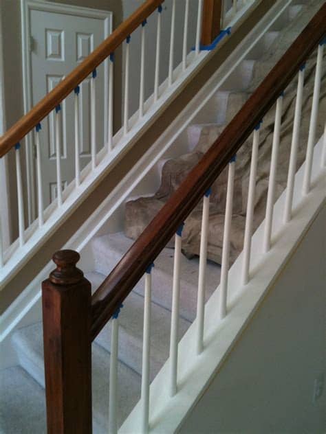 Staining a banister can help revitalize its look and improve the overall aesthetic of your stairway. good ideas on how to darken wood with gel stain | Painting ...
