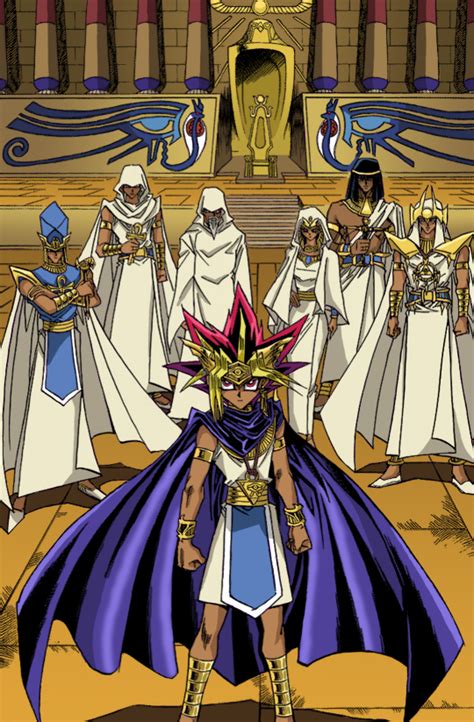 Colored Image From The Yugioh Millennium World Manga Of The Pharaoh