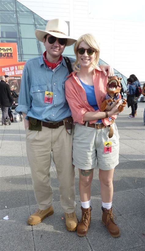 Cosplaying As Alan Grant And Ellie Sattler From Jurassic Park At Mcm