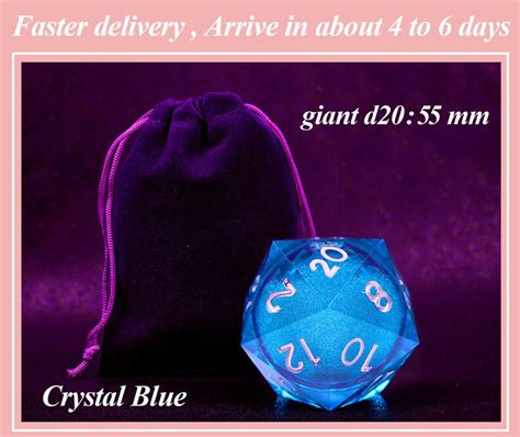 Giant Liquid Core D20 Dice For Dnd Ts Galaxy Dnd Dice Set Etsy