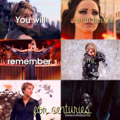 You Will Remember Me Remember Me For Centuries Hunger Games Quotes
