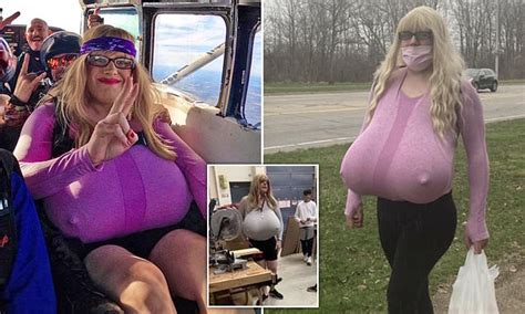 Canadian Teacher With Size Z Breasts Kayla Lemieux Claims They Are Real Denies Dressing Like A Man