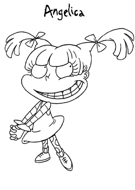 💠 Dibujos de Rugrats - Dibujosparacolorear.eu