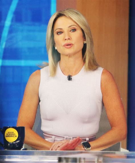 Amy Robach On The Set Of Good Morning America In New York 07132022