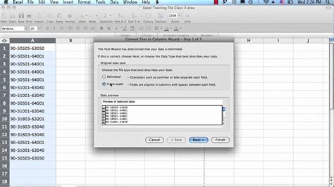 Excel 2008 For Mac Text To Columns Youtube