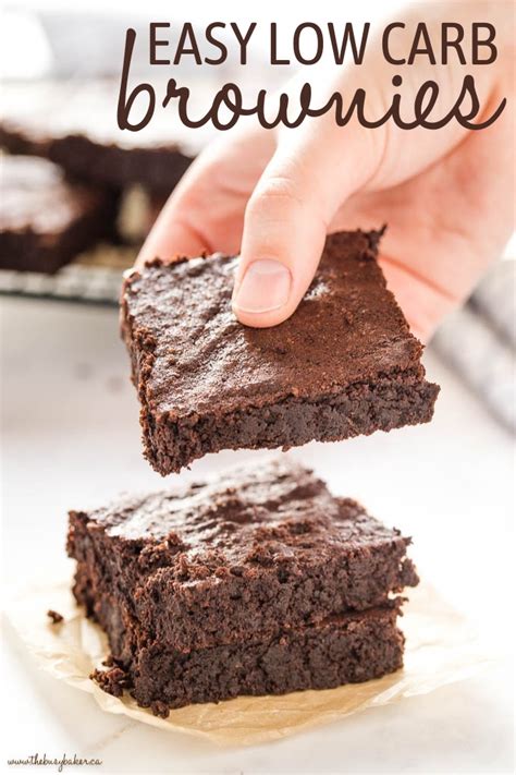 Easy Low Carb Brownies Keto Dessert The Busy Baker