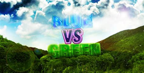Green Vs Blue By Liadn On Deviantart