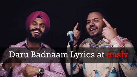 Daru Badnaam Lyrics Kamal Kahlon And Param Singh Latest Punjabi Viral