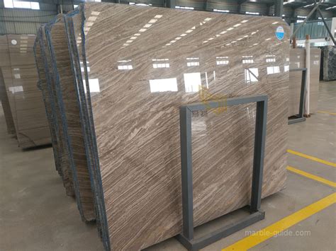 Kylin Wood Brown Marble Slabs For Floorwall Tiles Countertopbathroom