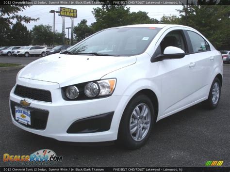 In fact, in just about every way, chevy's new subcompact outshines the aveo, offering more power, improved styling, a roomier cabin and better functionality. 2012 Chevrolet Sonic LS Sedan Summit White / Jet Black ...