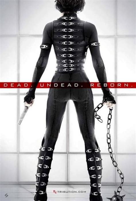 Evil Retribution Poster Zombie Fighting With Style Resident Evil