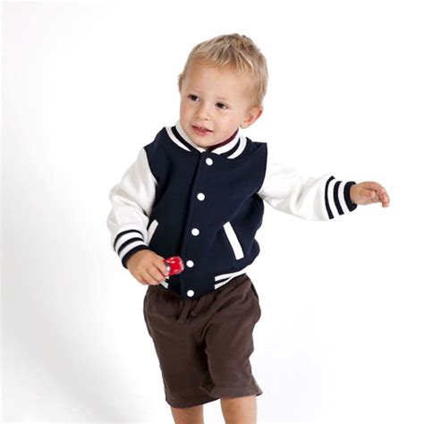 Kids And Babies Fleecy Varsity Jackets Buy Blank Babychildrens