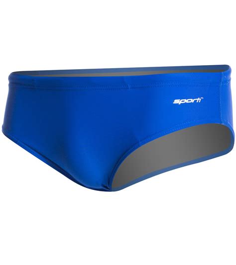 Sporti Sporti Solid Swim Brief Swimsuit 32 Royal