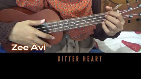 bitter heart zee avi no vocal ukulele version lyric and chords youtube