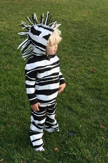 Www.merrimentdesign.com.visit this site for details. DIY Halloween Zebra Costume