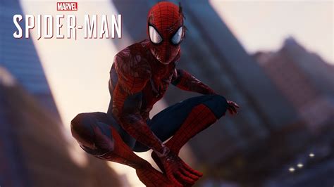 Spider Man Pc Edge Of Time Damaged Suit Mod Free Roam Gameplay Youtube