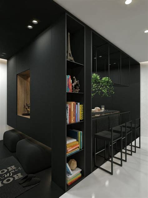 Black And White Interior Design Ideas Modern Apartment By Id White On